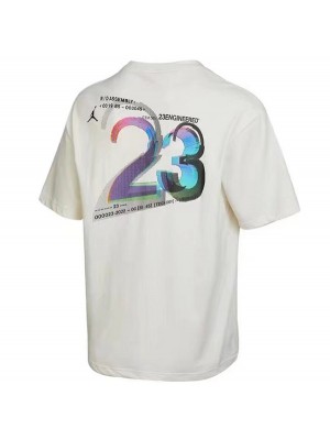 Jordan the item dev 23 engineered shirt maglia da calcio da uomo bianca da calcio magliette sportive 2022-2023